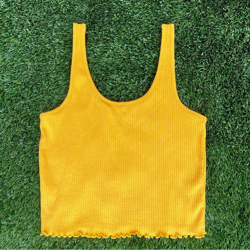 Pacsun Cropped Ribbed Tank XS LIKE NEW
